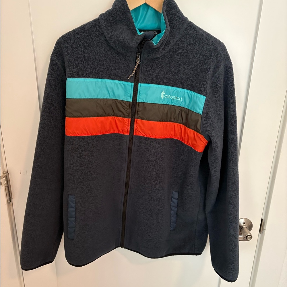 Cotopaxi Full Zip Multicolor Fleece Jacket - Men’s Large